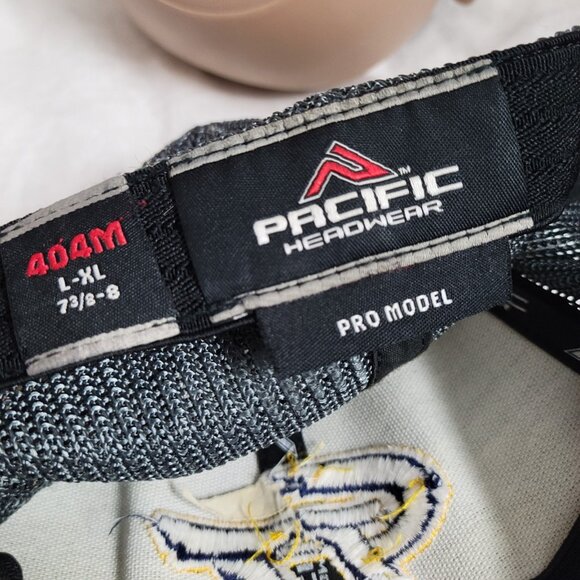 Pacific Headwear Pro Model 404M L-XL 7 3/8-8 trucker baseball cap hat GT #5 - Picture 7 of 8